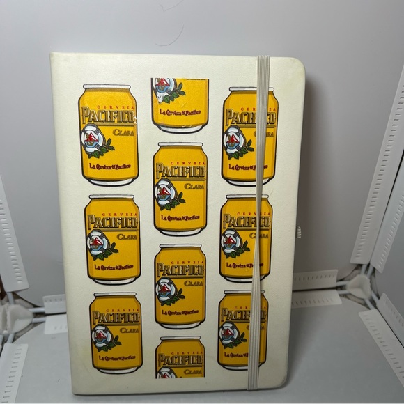 Eccolo Lined Journal Notebook, Pacifico Beer Calendar With Extra Pocket - Picture 1 of 8